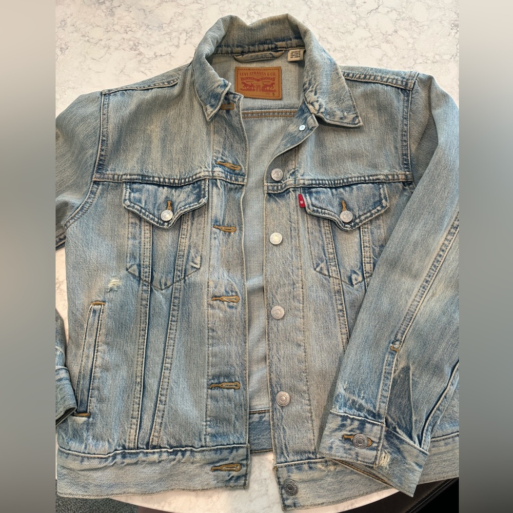 Distressed Levi Jacket